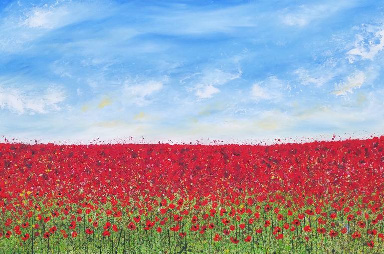 770x509 Saatchi Art Never Forgotten In Flanders Fields Painting By Lucy Moore - In Flanders Fields Painting