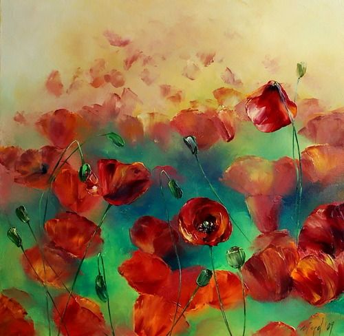 500x488 Veterans Day In Flanders Fields The Poppies Grow - In Flanders Fields Painting