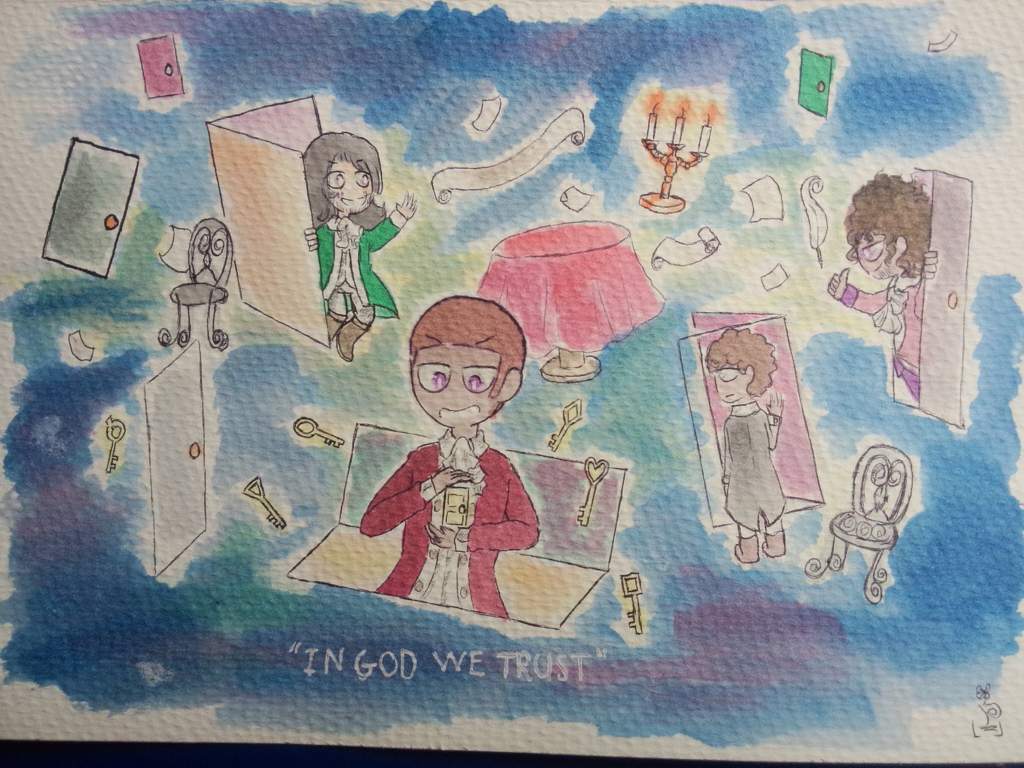 1024x768 In God We Trust Hamilton Amino - In God We Trust Painting