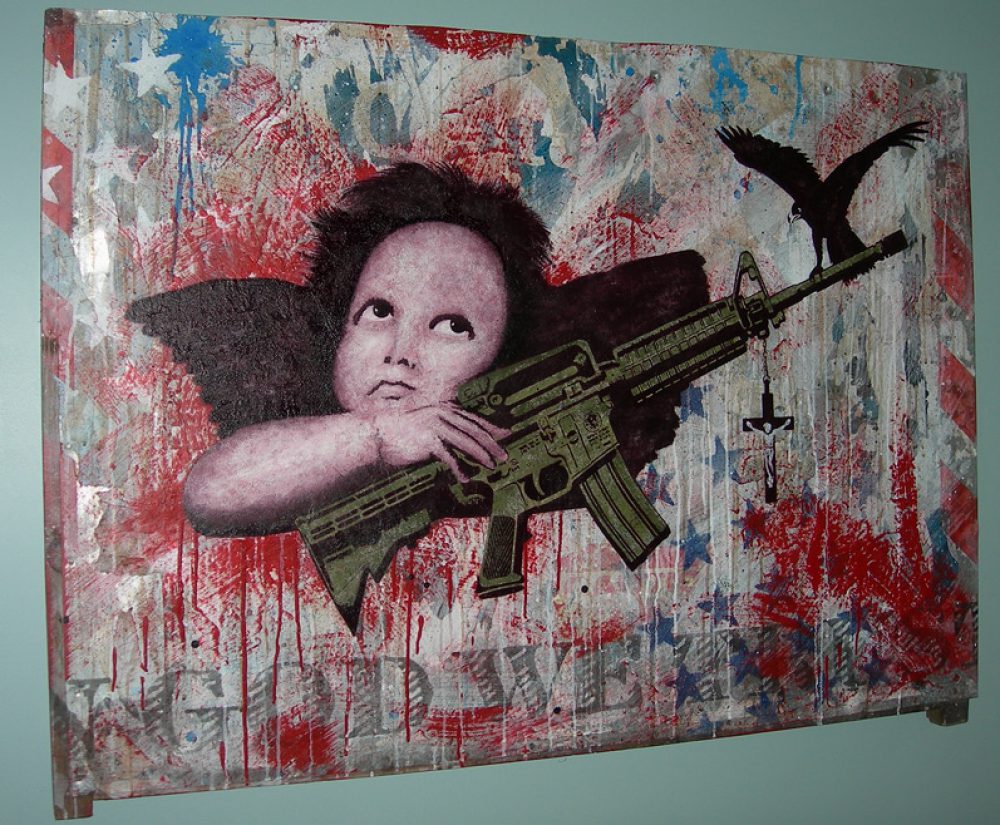 1000x825 K Guy In God We Trust - In God We Trust Painting