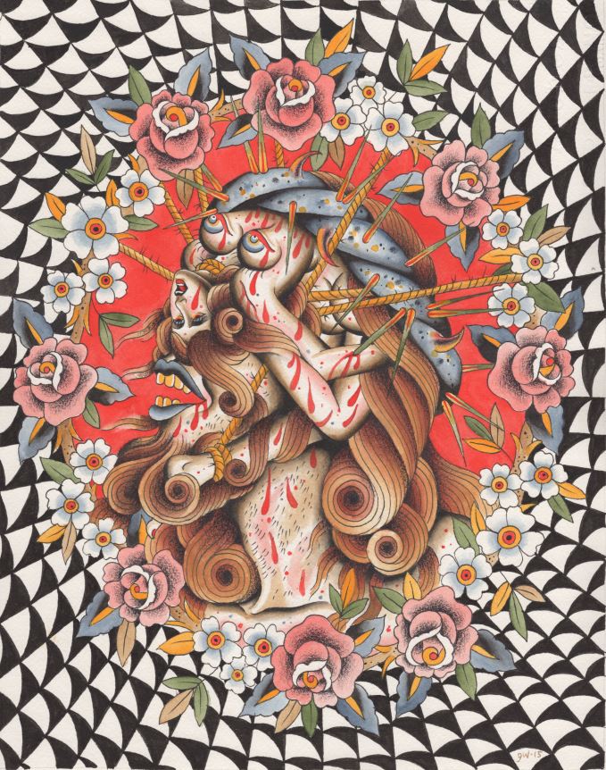 679x862 Paintings Amp Flash - In God We Trust Painting