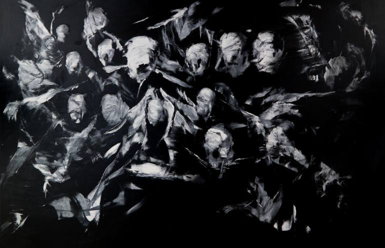 770x497 Saatchi Art In God We Trust Painting By Pepijn Simon - In God We Trust Painting