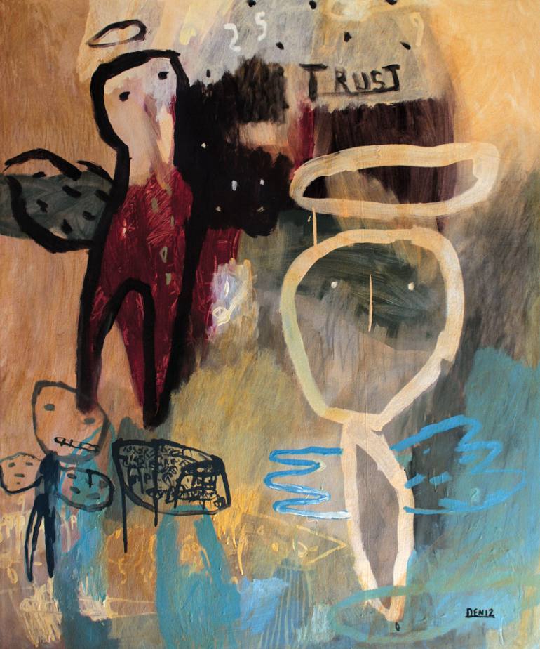 770x924 Saatchi Art In God I Trust Painting By Deny Pribadi - In God We Trust Painting