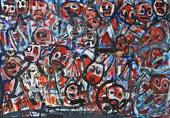 550x383 In God We Trust Amp Artists' Meeting Place And Resource Collective - In God We Trust Painting