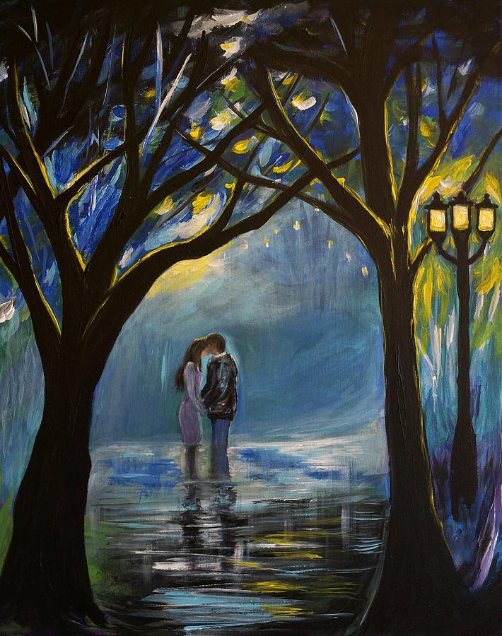 710x900 When I Fall In Love Painting By Leslie Allen - In Love Painting