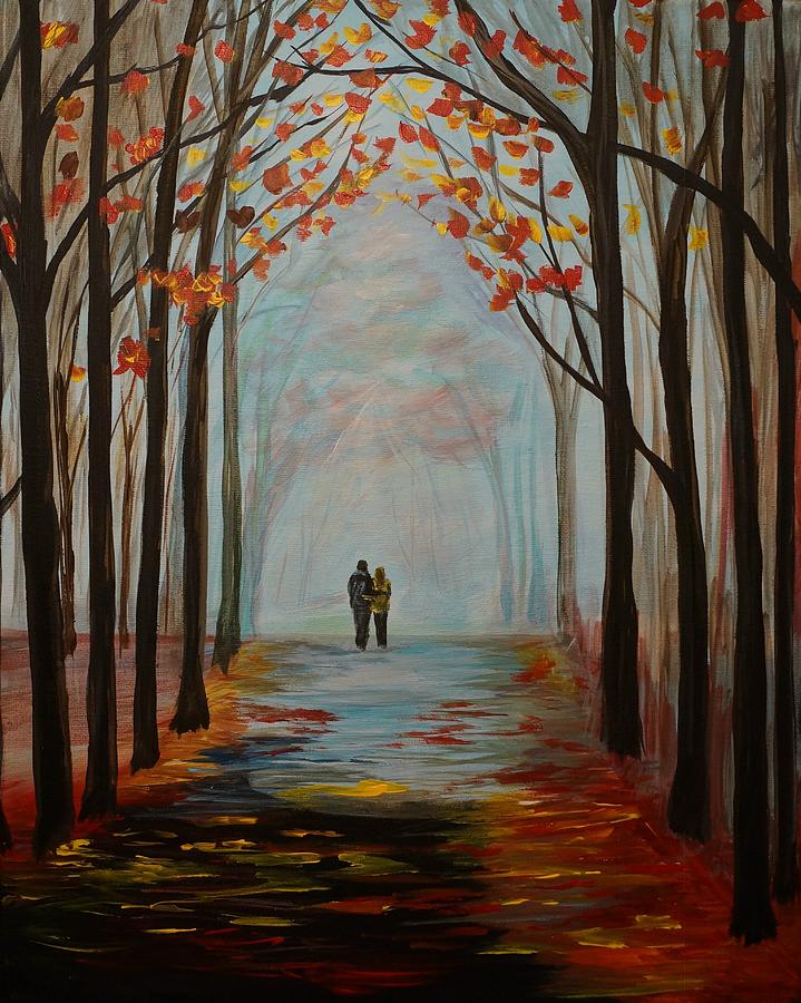 719x900 And I Love You So Painting By Leslie Allen - In Love Painting