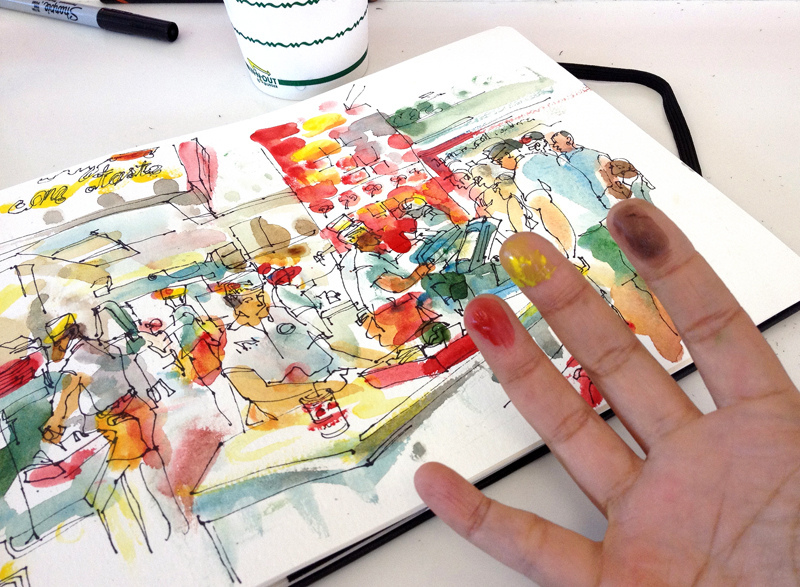 800x587 Finger Painting In N Out More Finger Painting - In N Out Painting