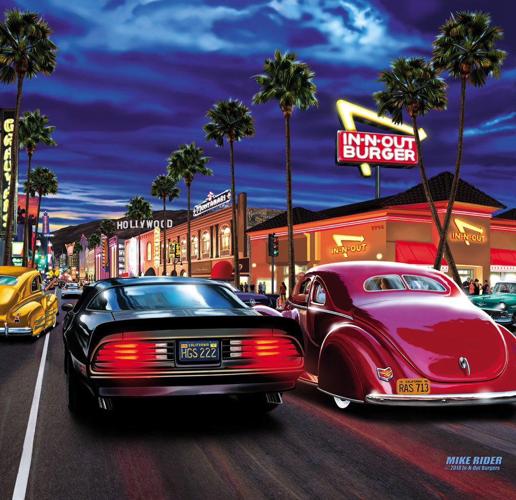 1008x978 Mike Rider Illustration - In N Out Painting