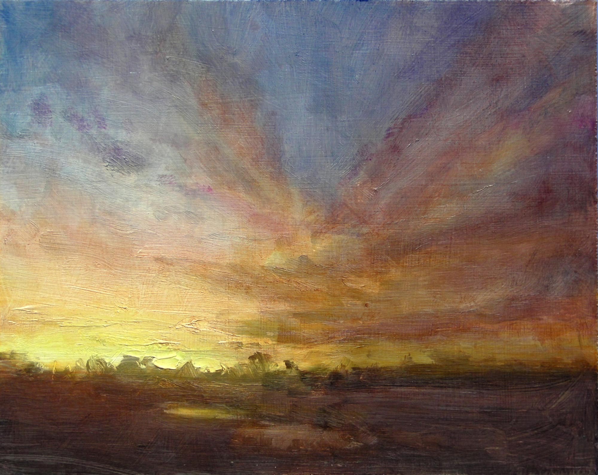 2000x1590 Online Painting Workshop 25 Mastering Sunsets 1 Of 4. - In Painting