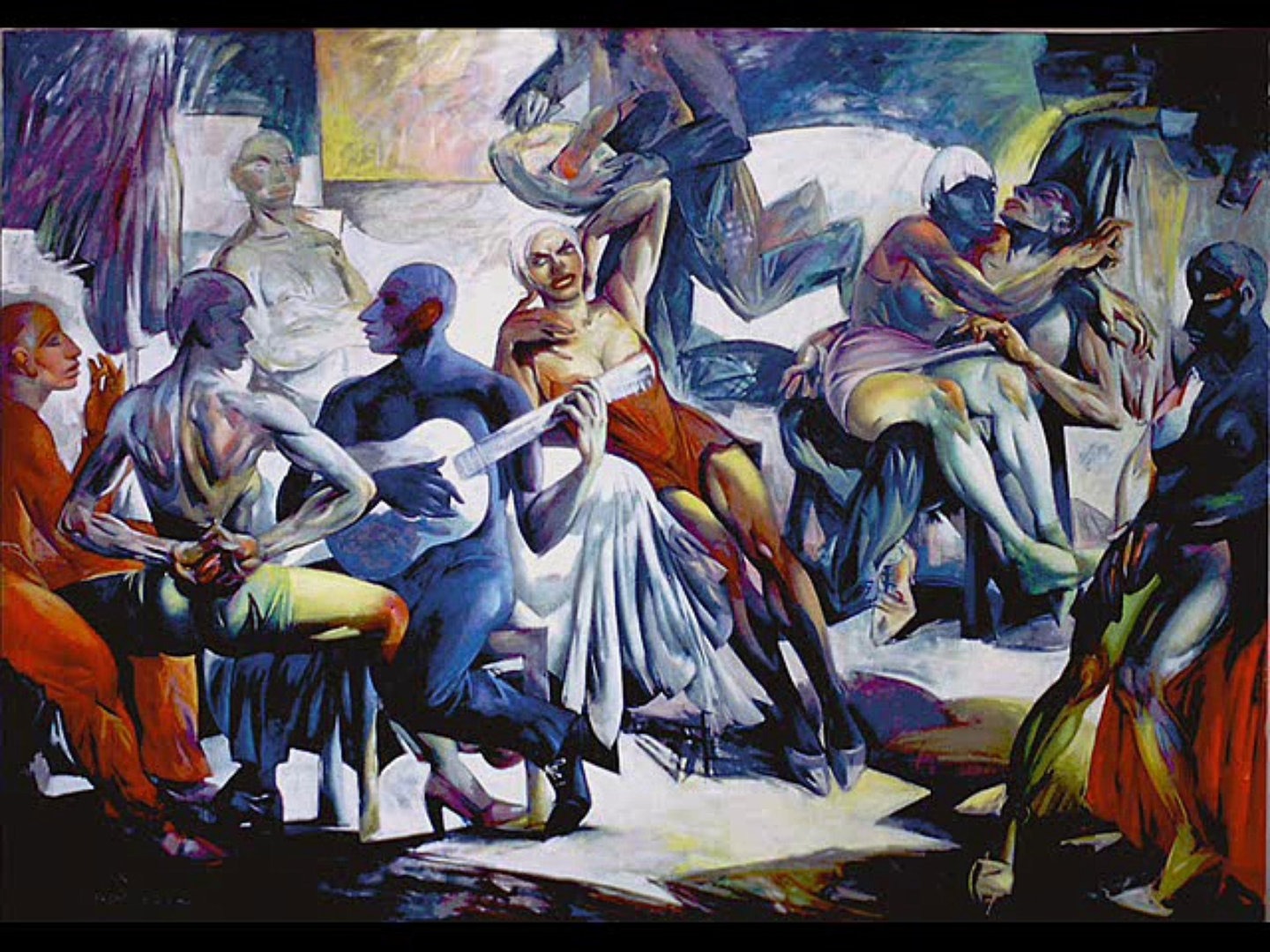 1440x1080 King Crimson - In The Court Of The Crimson King Painting