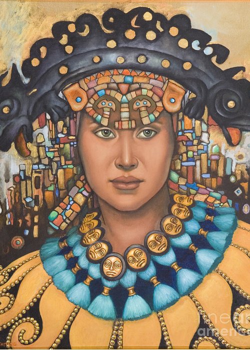 500x700 Inca Gold Art Fine Art America - Inca Painting