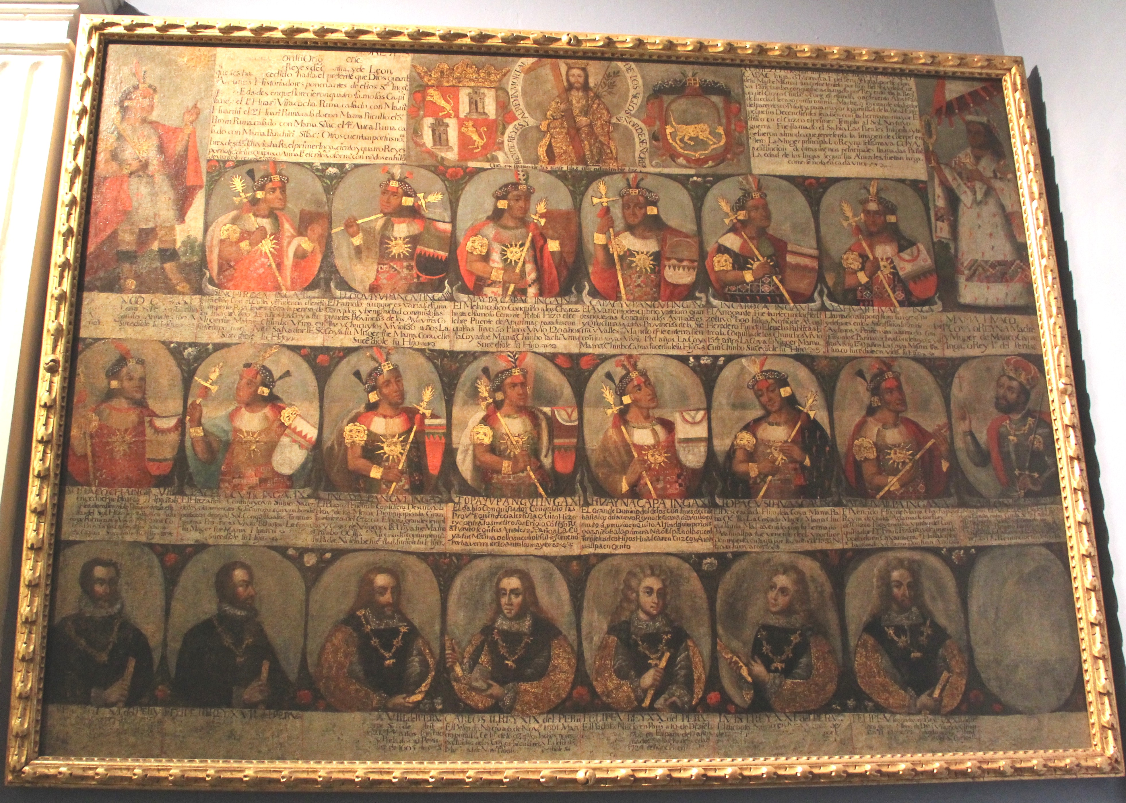 3924x2798 Inca Kings - Inca Painting