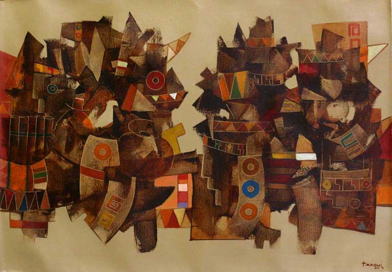 800x556 Peruvian Abstract Painting - Inca Painting