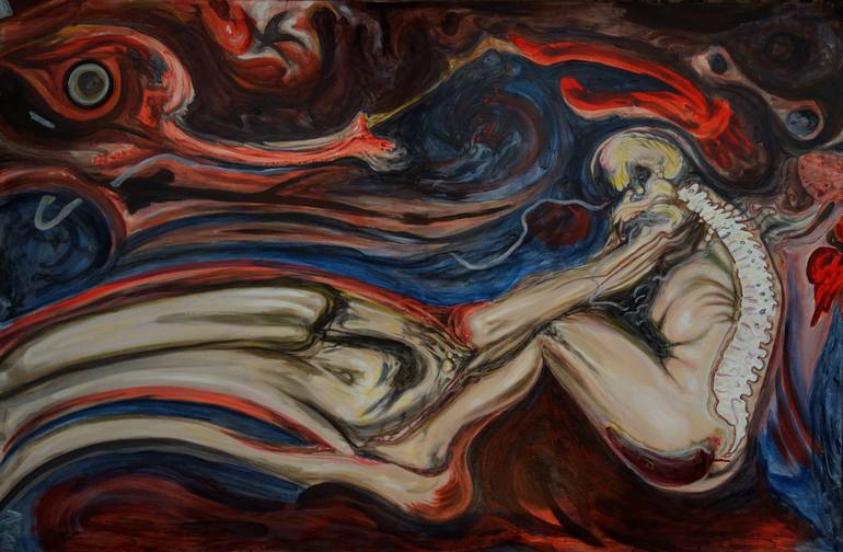 770x504 Saatchi Art Incarnation 5 Painting By Matthew Muhonen - Incarnation Painting