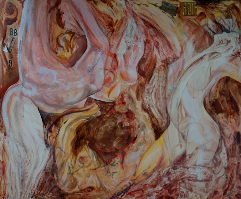 770x637 Saatchi Art Incarnation 8 Painting By Matthew Muhonen - Incarnation Painting