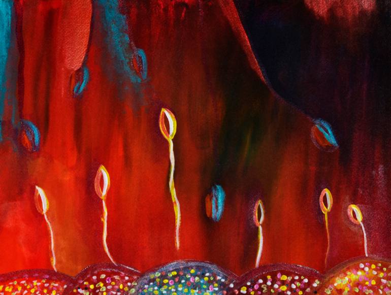 770x581 Saatchi Art Incarnation Painting By Paul Kim - Incarnation Painting