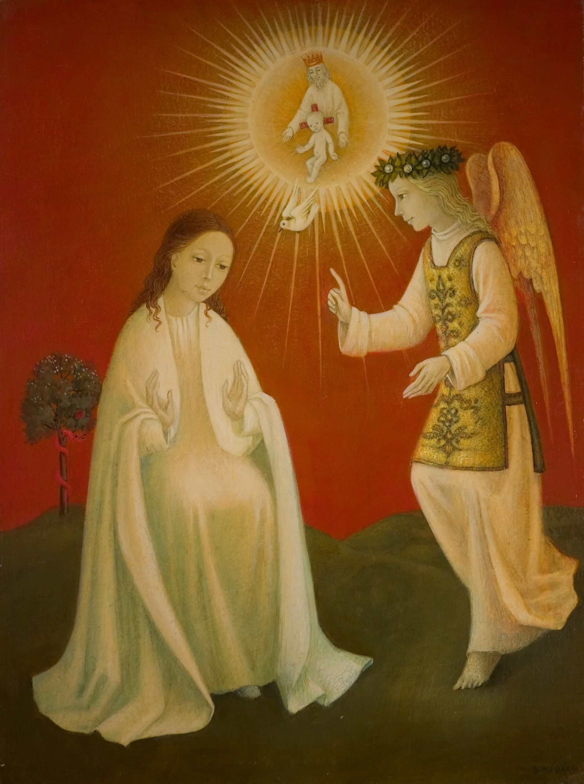 1867x2505 Bradi Barth Paintings - Incarnation Painting