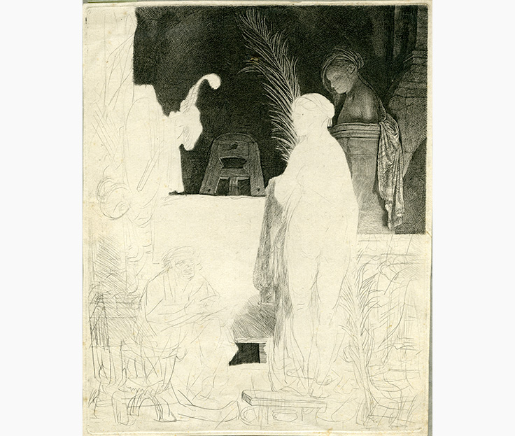 736x623 Why Is A Work Of Art Left Unfinished Christie'S - Incomplete Painting