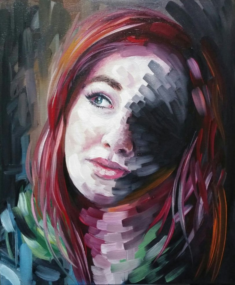 812x984 Feeling Incomplete. By Laurenknorthern - Incomplete Painting