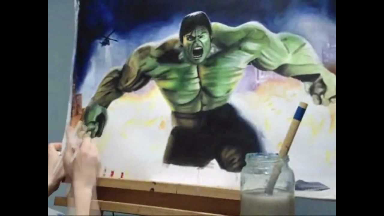 1280x720 The Incredible Hulk Speed Painting - Incredible Hulk Painting
