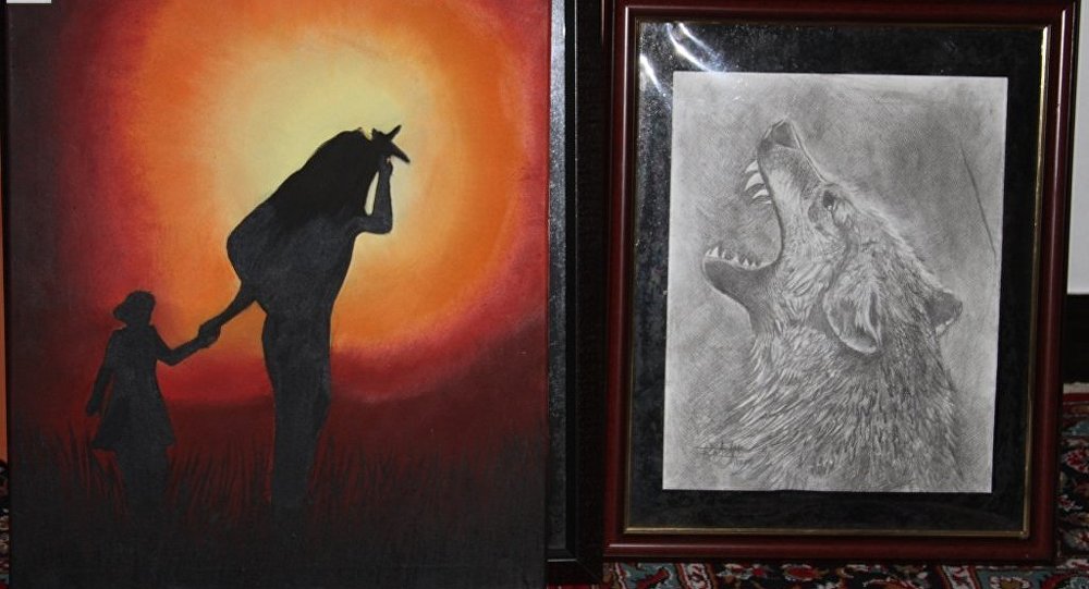 1000x541 Art Finds A Way Afghan Girl With No Limbs Creates Incredible - Incredible Painting