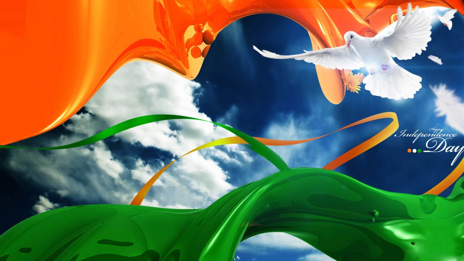 1600x900 Happy Independence Day - Independence Day Painting