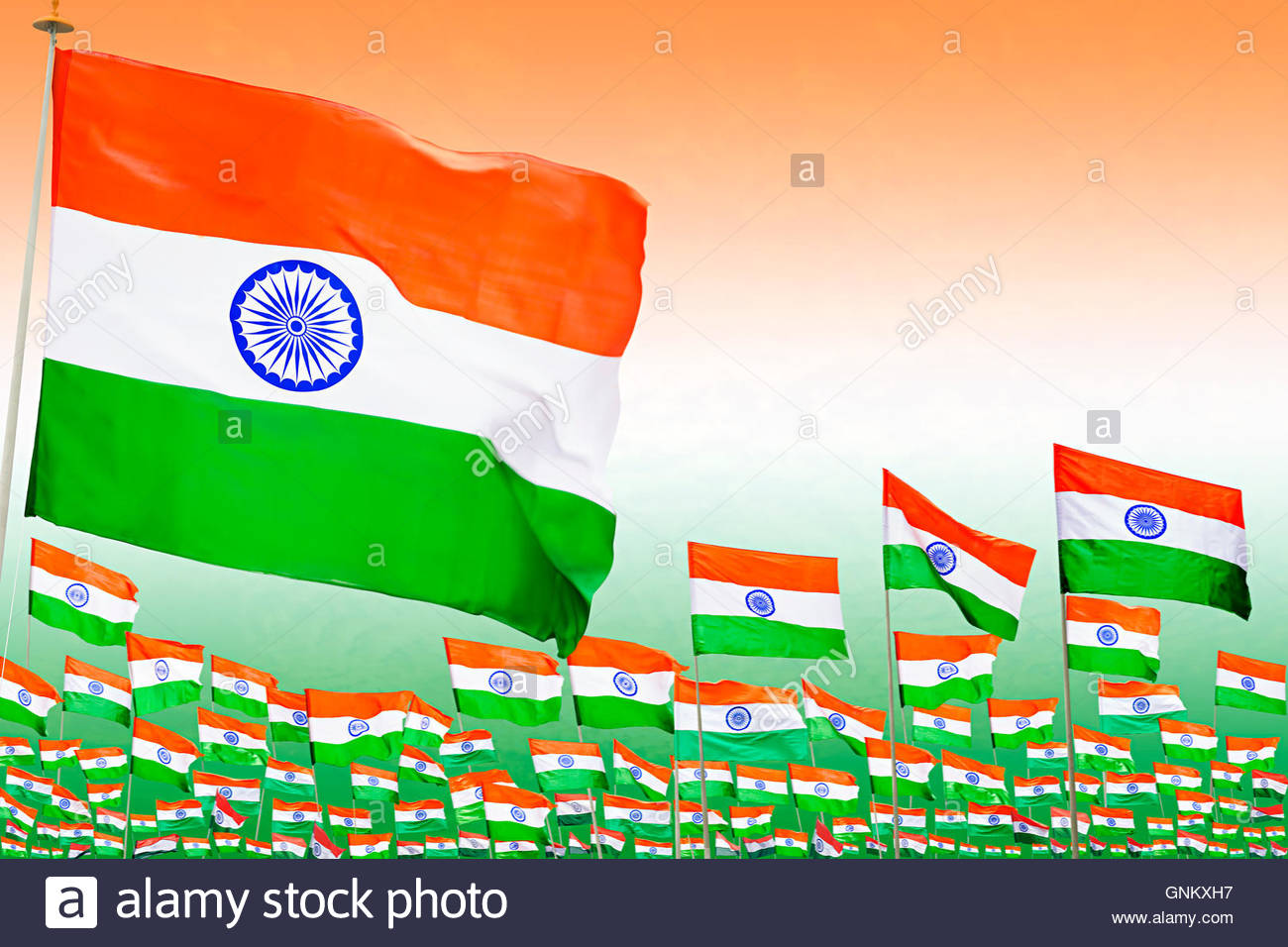 1300x956 Illustration Painting India Flag Independence Day Fluttering Flag - Independence Day Painting