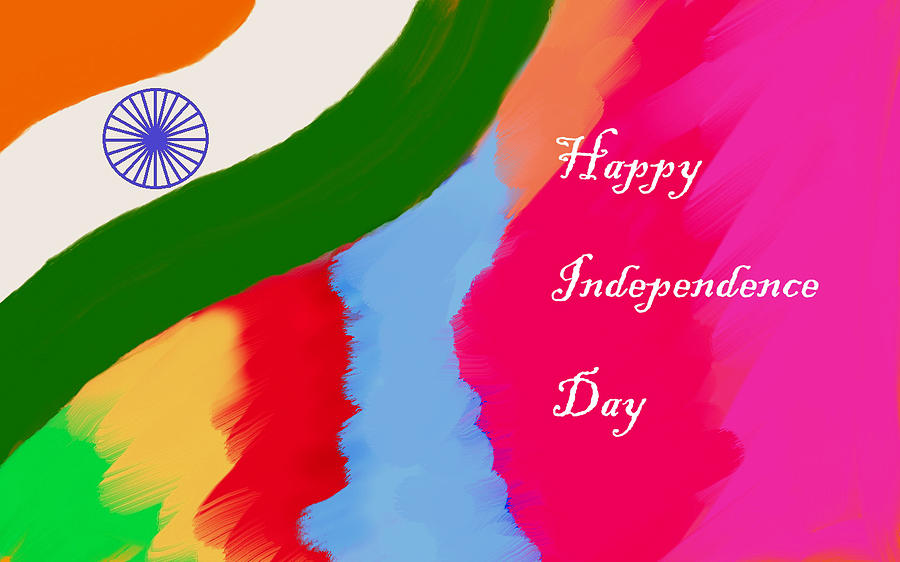 900x562 Indian Independence Day Painting By Pratyasha Nithin - Independence Day Painting