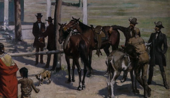 560x322 Painting, Independence Hall - Independence Hall Painting