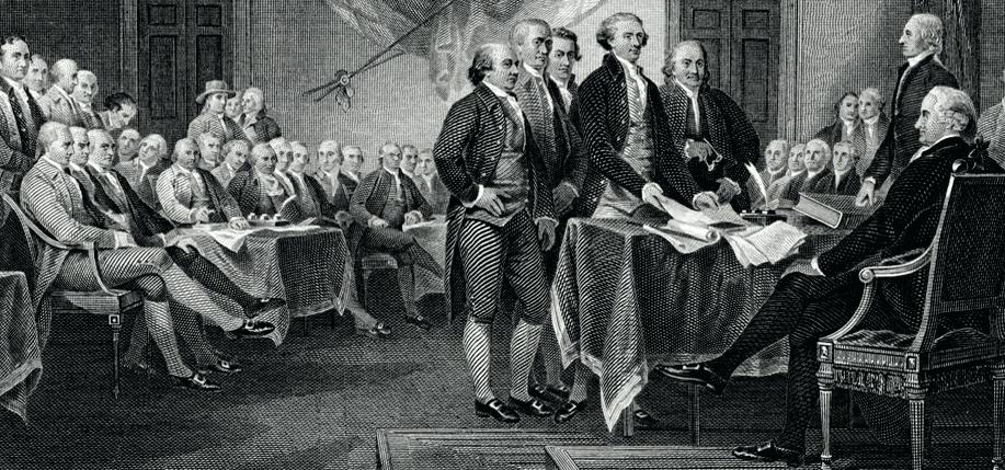 917x429 Signing The Declaration Independence Painting Declaration - Independence Painting