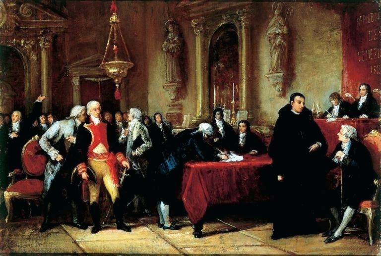 768x517 Signing Of The Declaration Of Independence Painting Signing - Independence Painting
