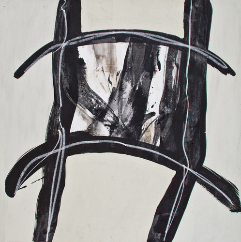 498x500 Masche By Uwe Beyer (2016) Painting Oil, India Ink On Canvas - India Ink Painting