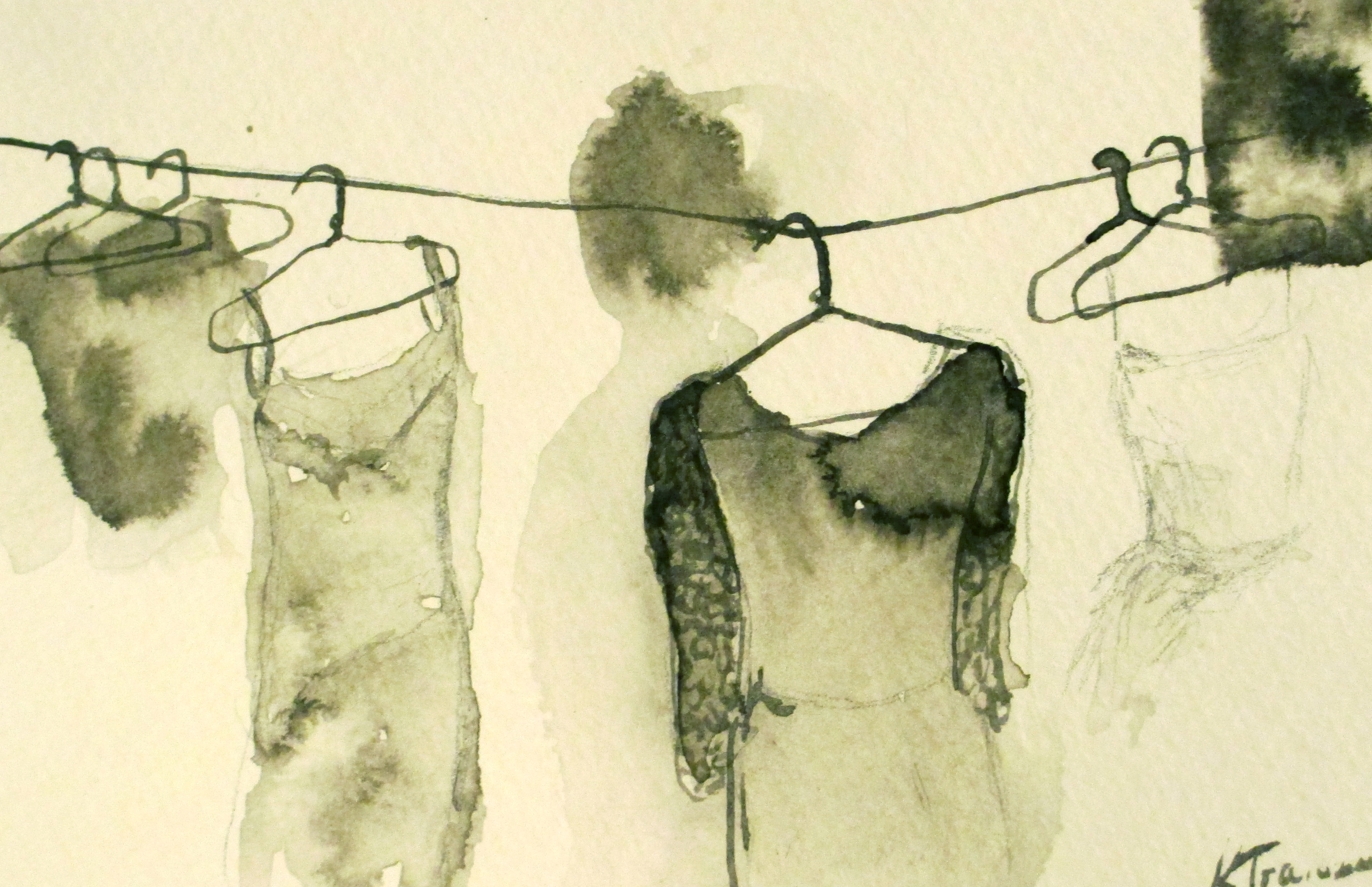 3344x2163 In The Painting Zone A Painting A Day - India Ink Painting