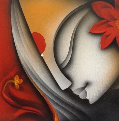 480x487 Prakash K - Indian Acrylic Painting