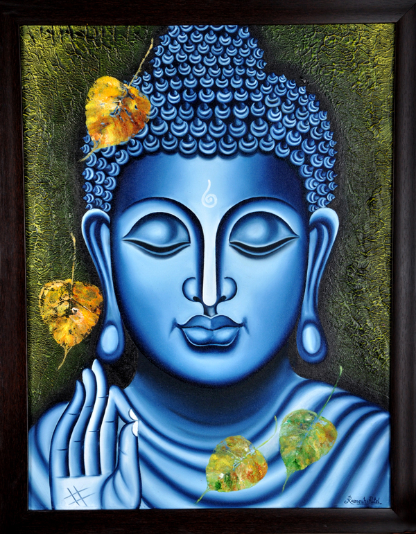 600x771 Buy Painting Lord Buddha Painting Artwork No 5997 By Indian Artist - Indian Buddha Painting