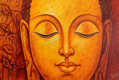 Indian Buddha Painting at PaintingValley.com | Explore collection of ...