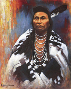 240x300 Indian Chief Paintings Fine Art America - Indian Chief Painting