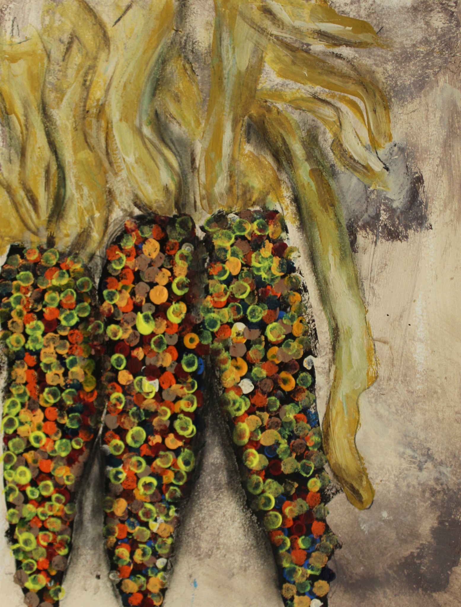 1555x2048 Indian Friendship Heart Gallery - Indian Corn Painting