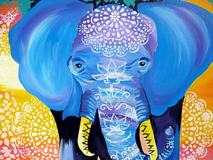 300x225 Indian Elephant Paintings Fine Art America - Indian Elephant Painting