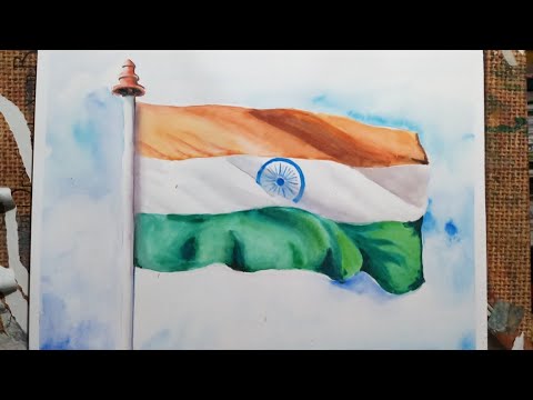 Indian Flag Painting at PaintingValley.com | Explore collection of ...