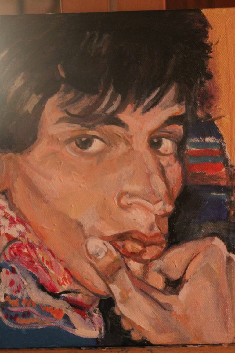 770x1155 Saatchi Art Indian Head Painting By Yifat Shoham - Indian Head Painting