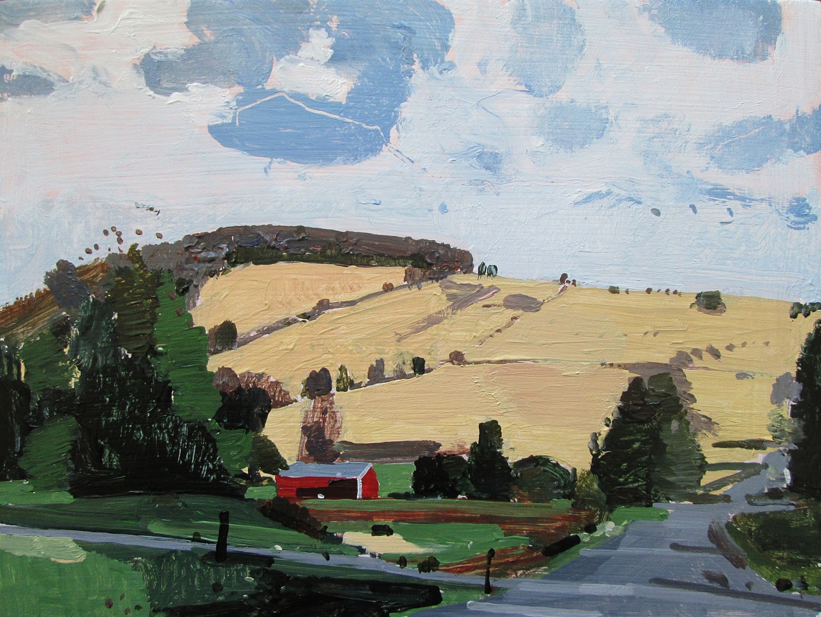 1600x1202 Landscape Paintings Harry Stooshinoff Garden Hill, Indian - Indian Landscape Painting