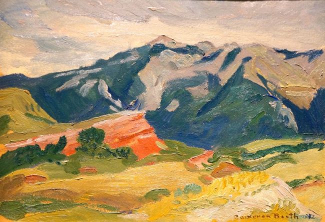 650x444 Cameron Booth Landscape Painting Dead Indian Pass - Indian Landscape Painting