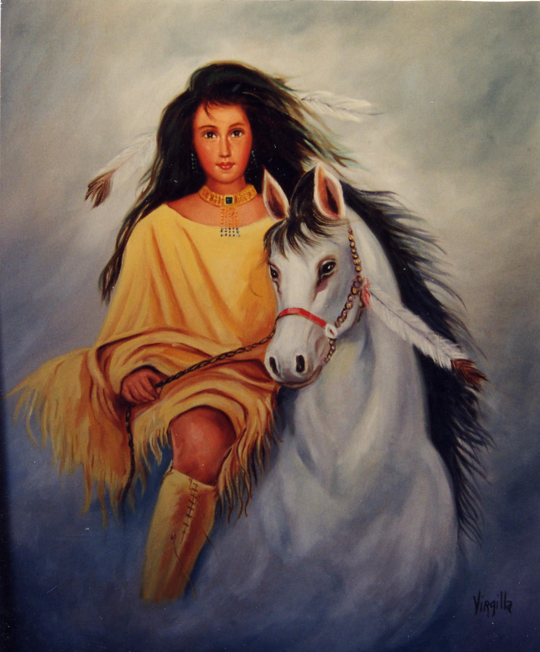 Indian Maiden Painting At Explore Collection Of