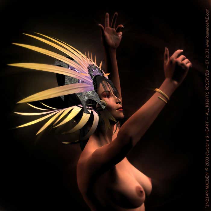 700x700 Women Series Indian Maiden Wearing A Crown Digital Art Painting - Indian Maiden Painting