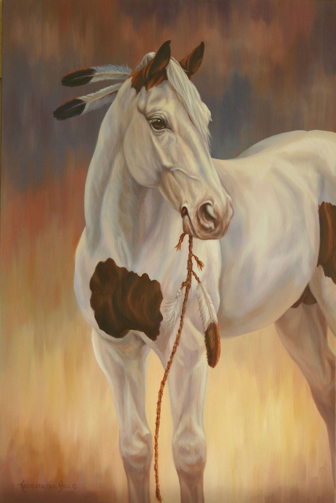 1115x1668 This Was A Horse I Painted In Oils From A Photo That I Took - Indian On A Horse Painting