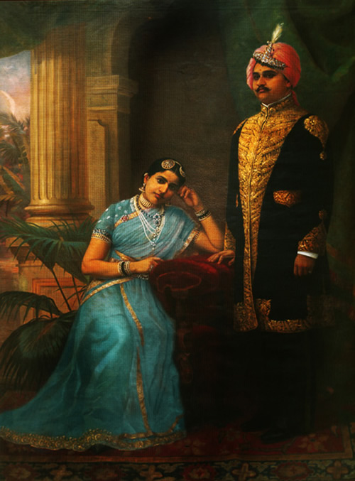 500x677 Classical Indian Paintings By Raja Ravi Varma - Indian Painting