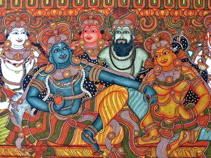 698x524 D'Source Paintings History Of Graphic Arts In India D'Source - Indian Painting