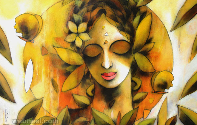 660x421 50 Most Beautiful Indian Paintings From Top Indian Artists - Indian Painting