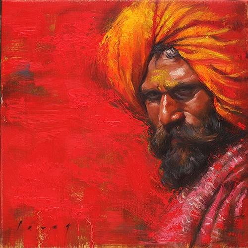 500x499 Indian Oil Paintings Gallery Oil Paintings By Indian Artists - Indian Painting On Canvas